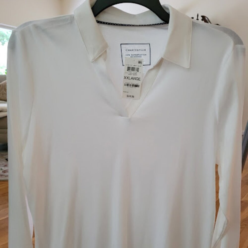 Charter Club White Tee